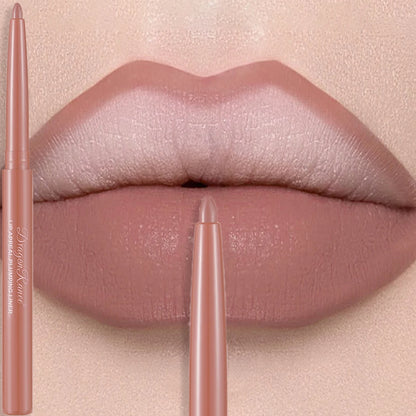 Matte Velvet Lip Liner Pencil – Waterproof, 12 Everyday Shades