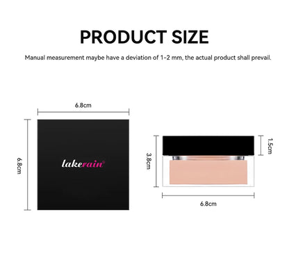 Waterproof Matte Setting Powder – Oil Control, Brightening & Long-Lasting