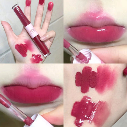 Dual-Ended Lip Gloss – Matte & Mirror Gloss Finish