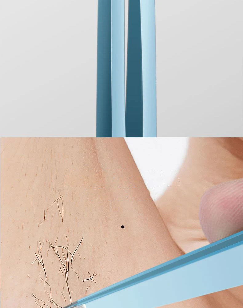Colourful Precision Eyebrow Tweezers – Stainless Steel, Slanted Tip