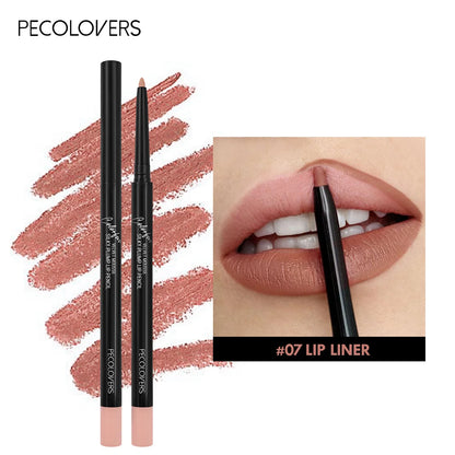 Waterproof Matte Lip Liner – 12 Shades, Long-Lasting & Smudge-Proof