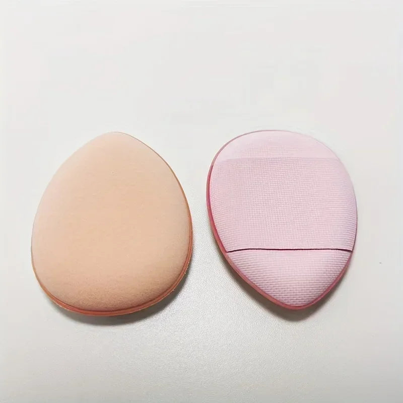 50-Piece Personalized Mini Fingertip Powder Puff Set (Pink) – Foundation & Concealer Finger Pad Sponge for Makeup