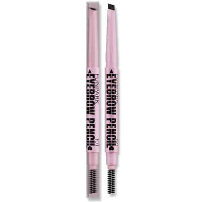 2-in-1 Waterproof Eyebrow Pencil with Brush – 5 Natural Shades