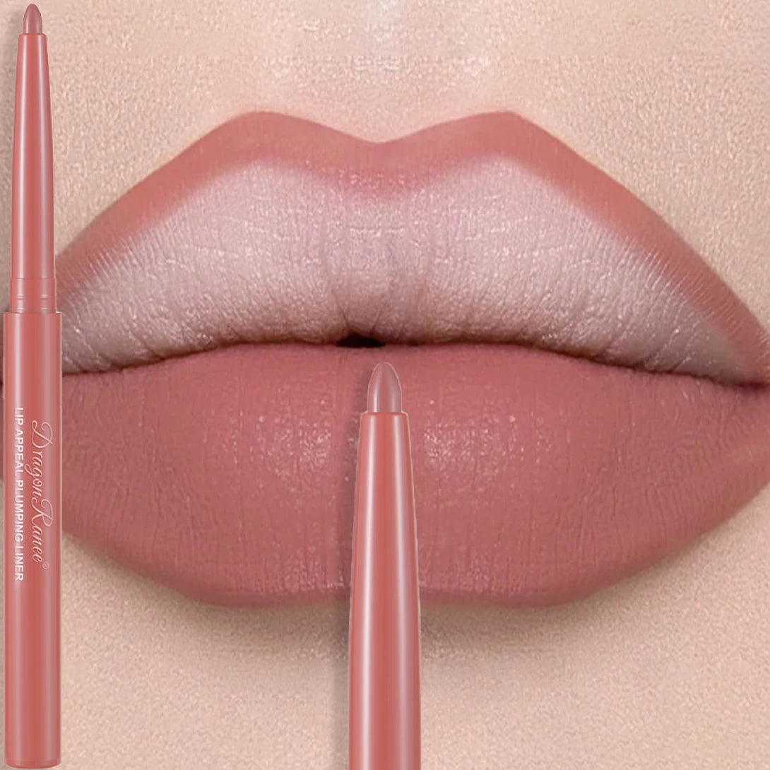Matte Velvet Lip Liner Pencil – Waterproof, 12 Everyday Shades