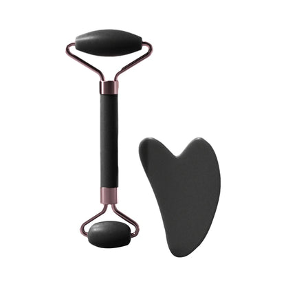 Facial Massage Roller & Gua Sha Set – Face, Neck & Eye Skincare Tool