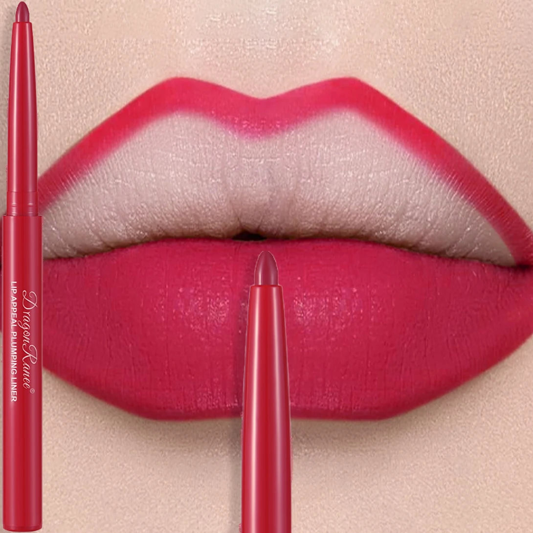 Matte Velvet Lip Liner Pencil – Waterproof, 12 Everyday Shades
