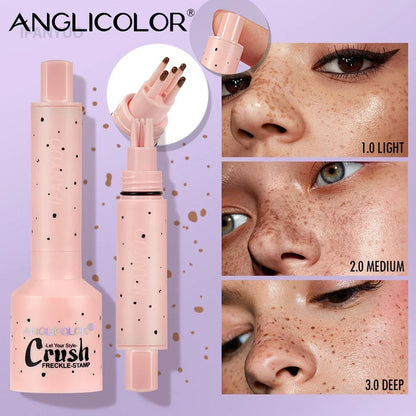 Natural Freckle Stamp Pen – Waterproof Faux Freckle Maker, 3 Shades
