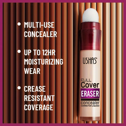 Full Coverage Sponge-Tip Concealer – Dark Circles, Blemishes & Acne