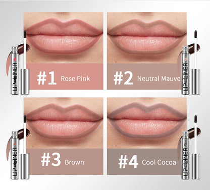 Lip Liner Pencil Peel Off Lip Stain Tattoo Long Wearing Matte Waterproof Smudge Proof Transfer Proof Lip Cosmetic For All Day
