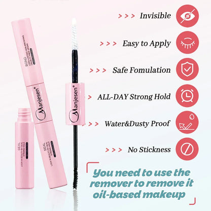 DIY Lash Extension Kit – 200-Piece Cluster Set with Bond & Seal