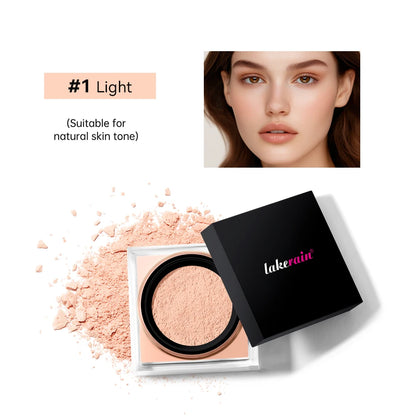 Waterproof Matte Setting Powder – Oil Control, Brightening & Long-Lasting