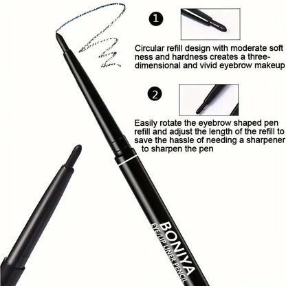5-Piece Waterproof Gel Eyeliner Pencil Set – Smudge-Proof & Long-Lasting