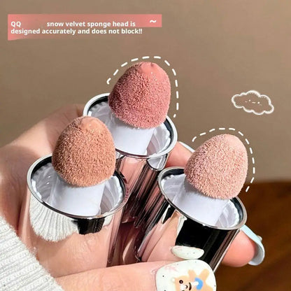 Velvet Liquid Blush – Natural Matte Finish with Sponge Applicator