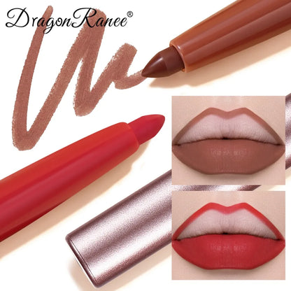 Matte Velvet Lip Liner Pencil – Waterproof, 12 Everyday Shades