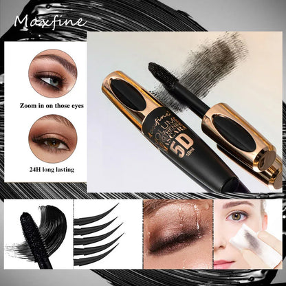 5D Volumising Silk Mascara – Waterproof, Lengthening & Clump-Free