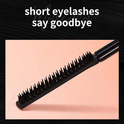 Naturally Curls Thick & Long Last Mascara with Silicone Brush Head Gecomo Mascara Specially Customized for Asian Lady