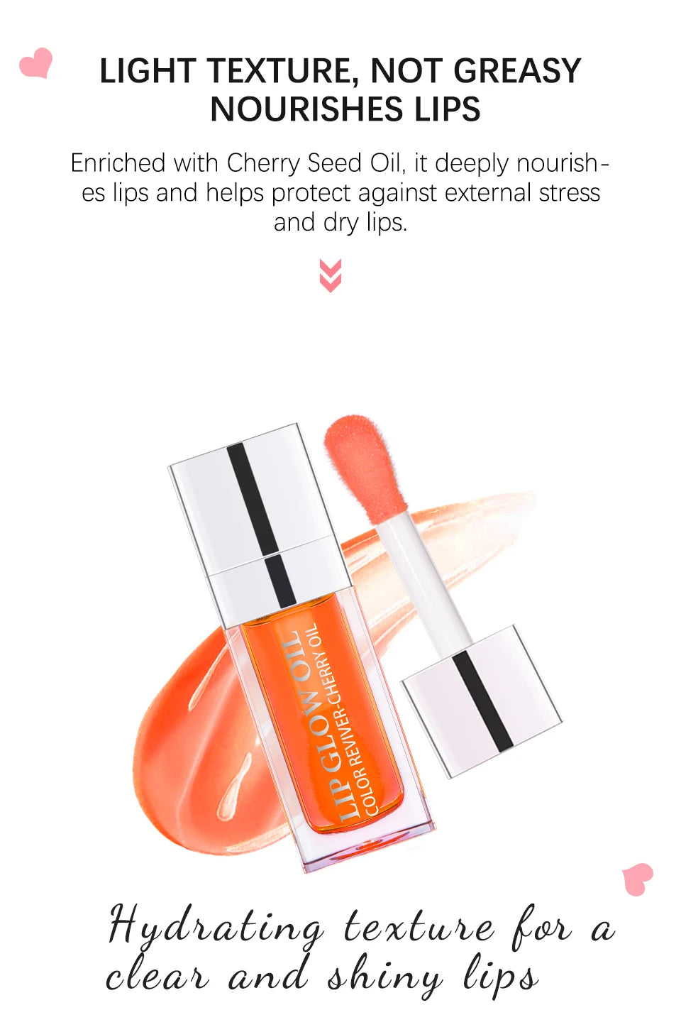 Crystal Jelly Lip Oil – Moisturising, Plumping & Glossy Shine