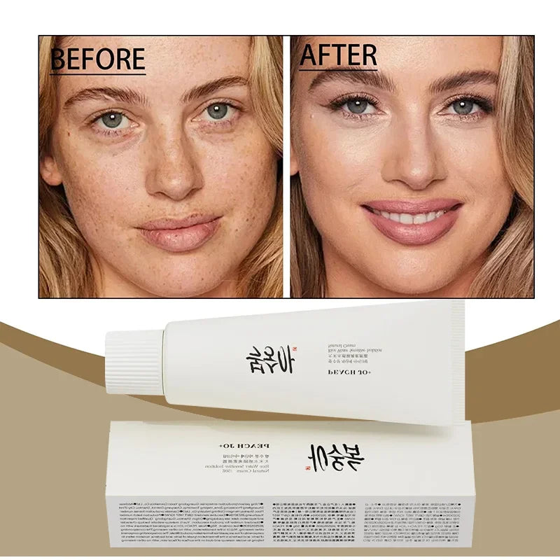 2-in-1 Concealer Cream With Spf50+  Korean Rice Extract Moisturizer  Covers Imperfections Brightens Dull Skin Hydrat Makeup Base