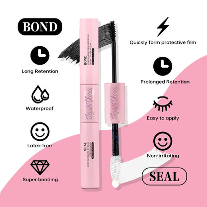 DIY Lash Extension Kit – 200-Piece Cluster Set with Bond & Seal