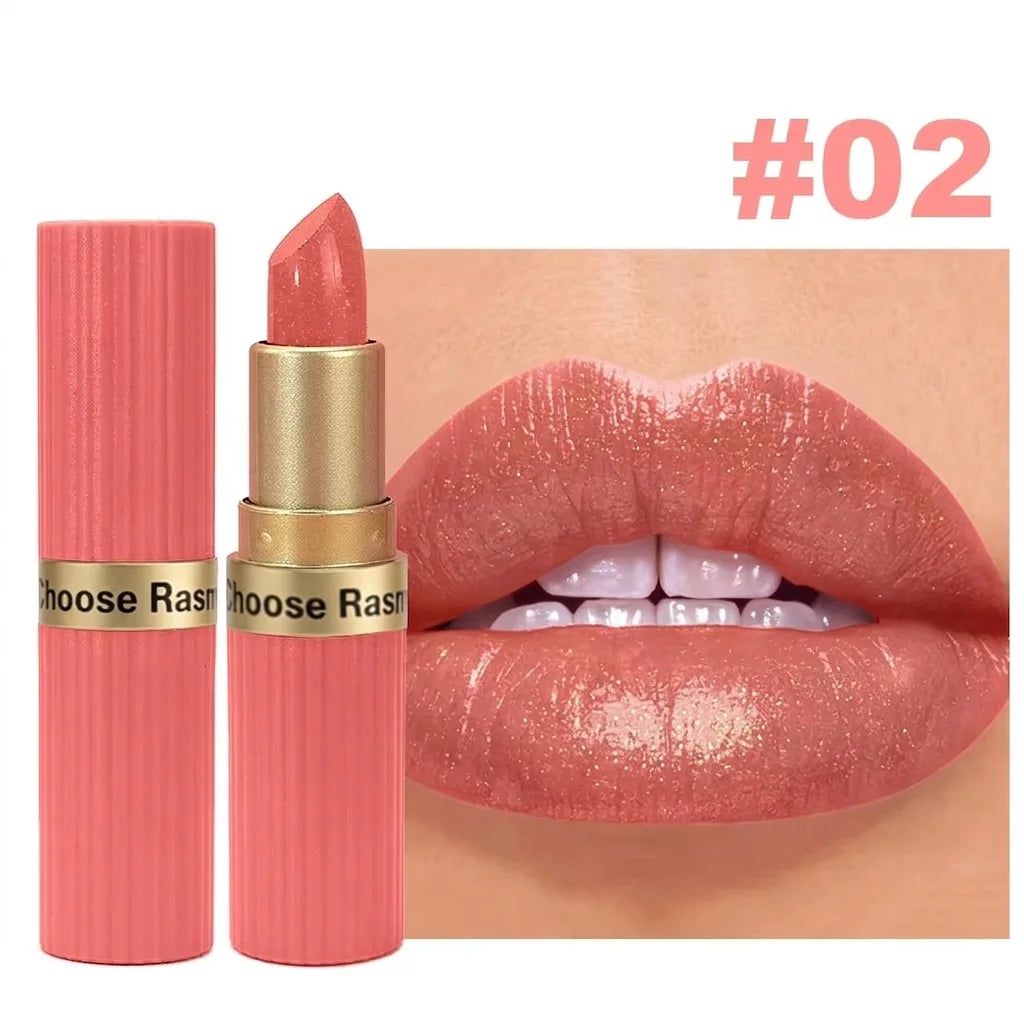 Shimmer Velvet Lipstick – Long-Lasting Matte & Glitter Finish
