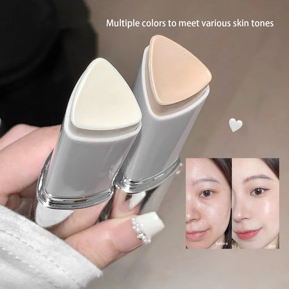 Dual Purpose Brush Head Foundation Make-up Stick, Light and Smooth, Lasting Coverage, Covering the Face Foundation Make-up, Crea