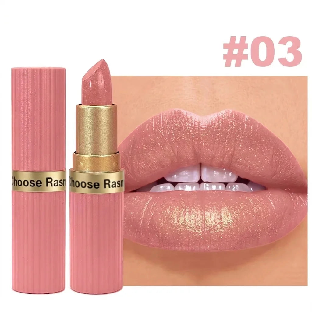 Shimmer Velvet Lipstick – Long-Lasting Matte & Glitter Finish