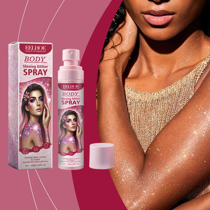 Glitter Body & Hair Spray – Quick-Dry Shimmer for Parties & Events, 100ml