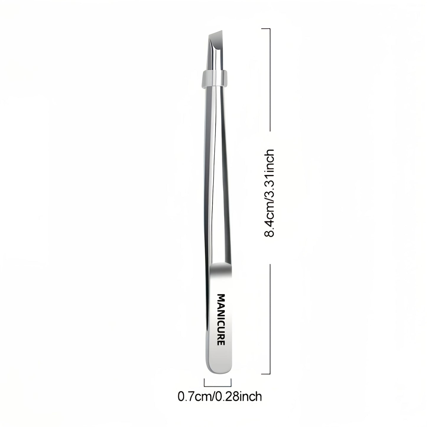 Stainless Steel Tweezers Tool Suitable for Eyebrow Eyelash Application Beard & Mustache Trimming False Eyebrow Applicator Gifts