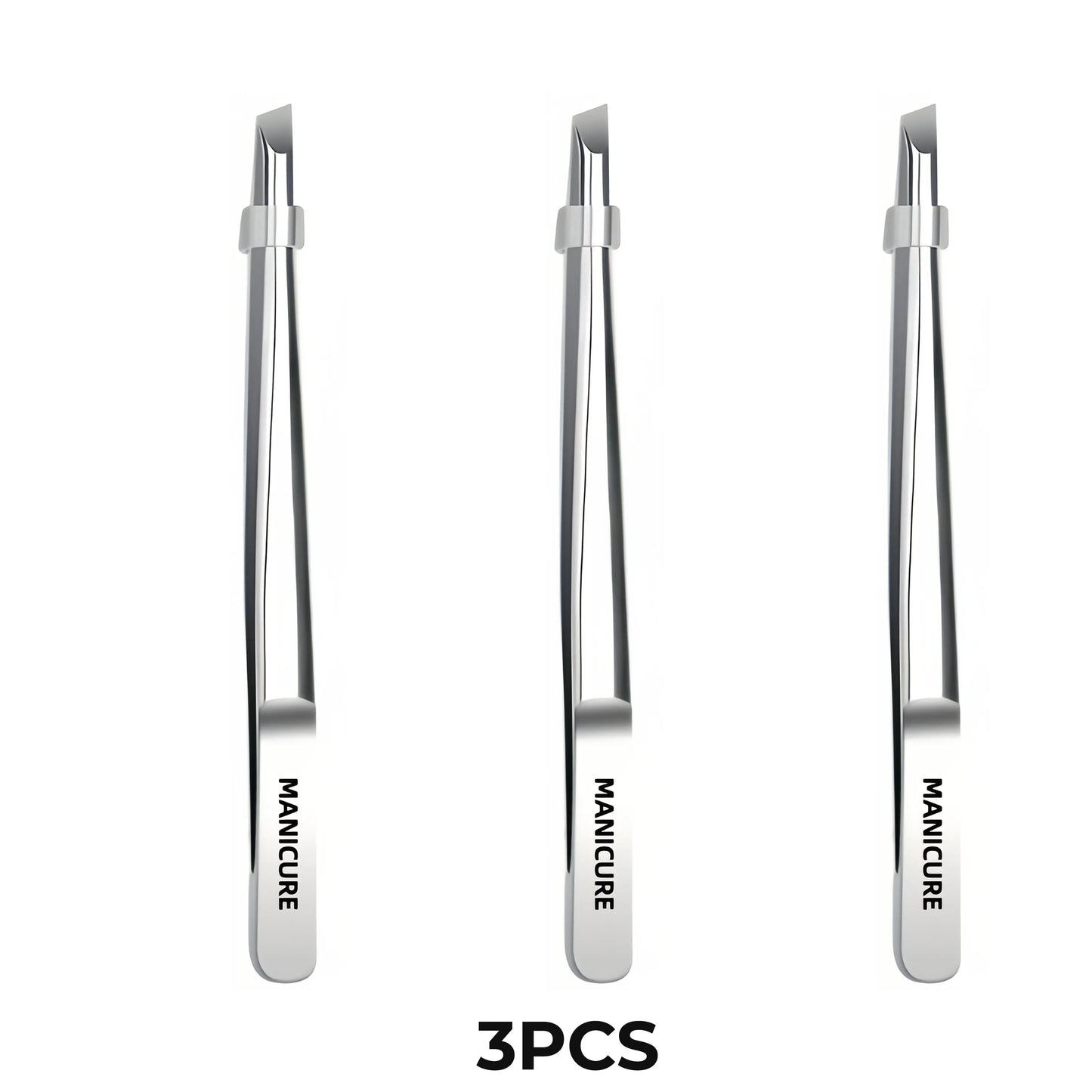 Stainless Steel Tweezers Tool Suitable for Eyebrow Eyelash Application Beard & Mustache Trimming False Eyebrow Applicator Gifts
