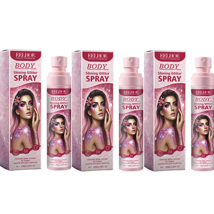 Glitter Body & Hair Spray – Quick-Dry Shimmer for Parties & Events, 100ml