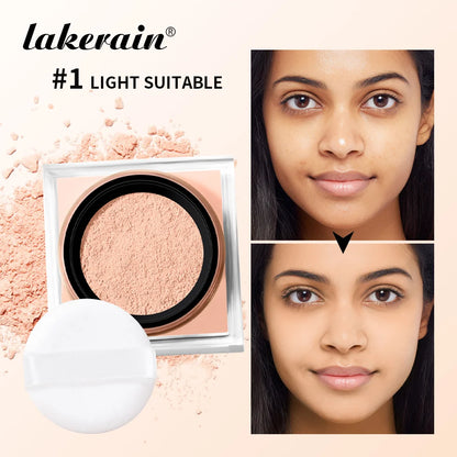 Waterproof Matte Setting Powder – Oil Control, Brightening & Long-Lasting