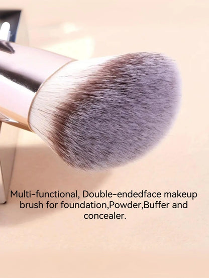 Double-Ended Foundation & Contour Brush – Dual-Purpose Blending Tool