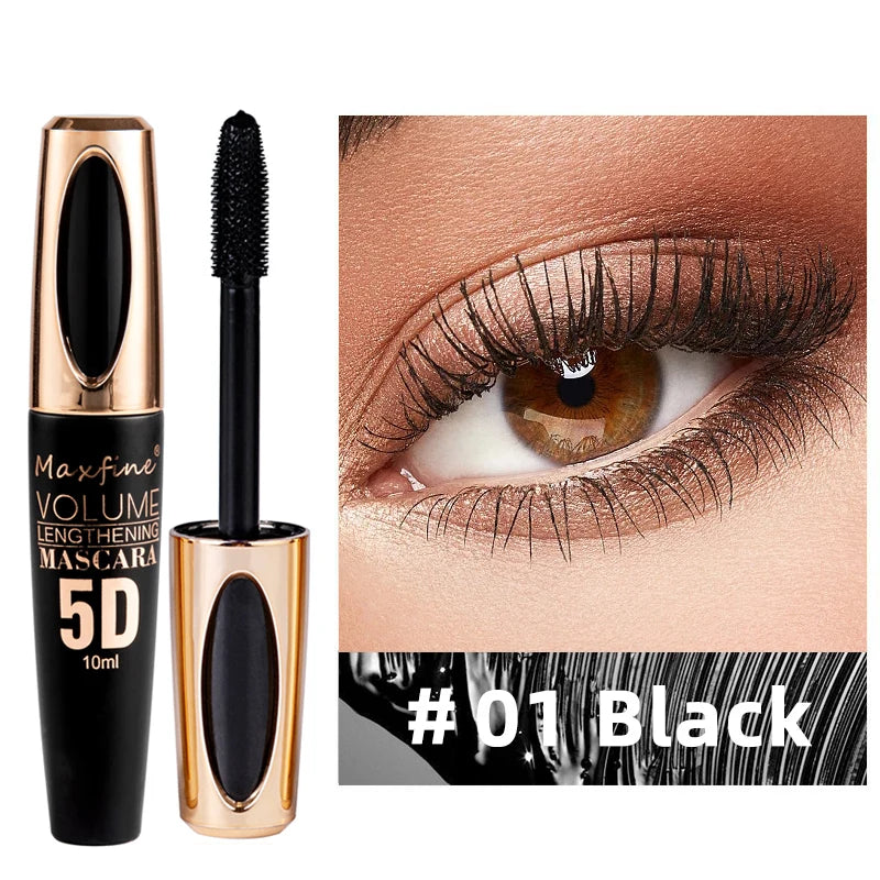 5D Volumising Silk Mascara – Waterproof, Lengthening & Clump-Free