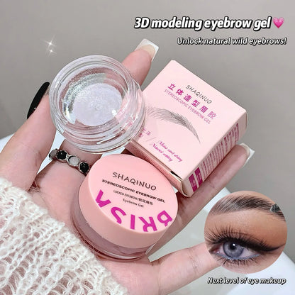 3D Brow Styling Soap – Clear Gel for Natural, Fluffy Eyebrows