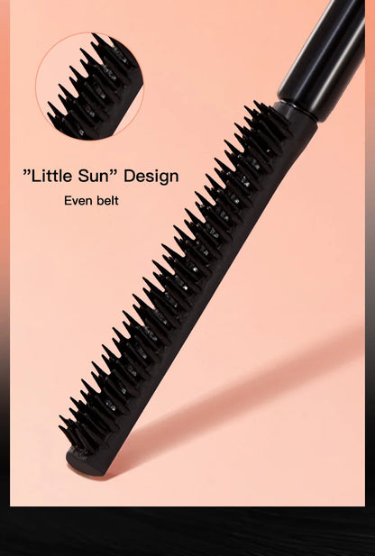 Naturally Curls Thick & Long Last Mascara with Silicone Brush Head Gecomo Mascara Specially Customized for Asian Lady