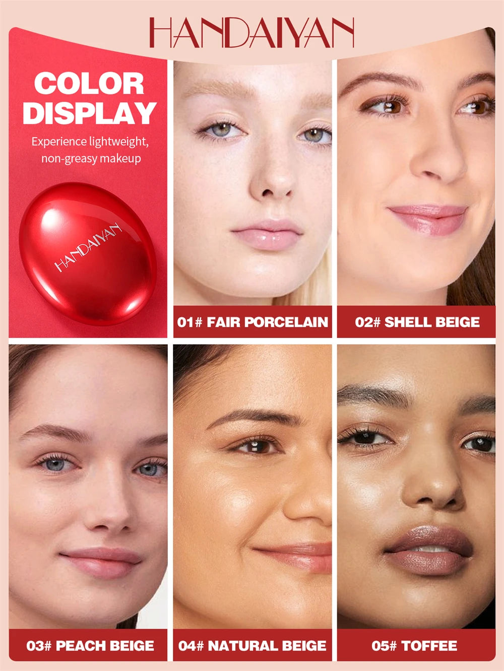 Air Cushion BB Foundation – Lightweight, Moisturising & Oil-Control