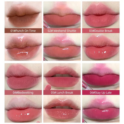 Dual-Ended Lip Gloss – Matte & Mirror Gloss Finish