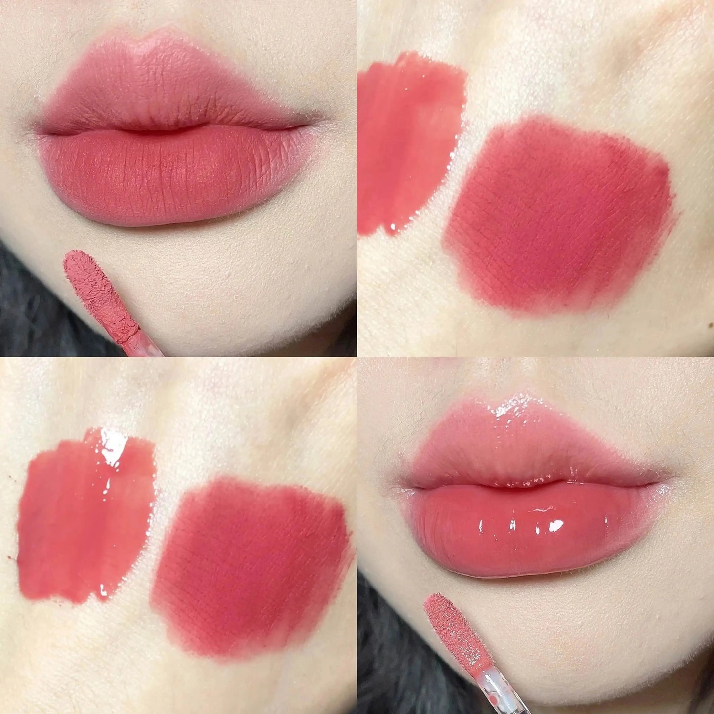Dual-Ended Lip Gloss – Matte & Mirror Gloss Finish