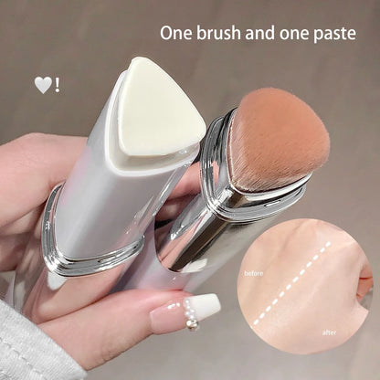Dual Purpose Brush Head Foundation Make-up Stick, Light and Smooth, Lasting Coverage, Covering the Face Foundation Make-up, Crea