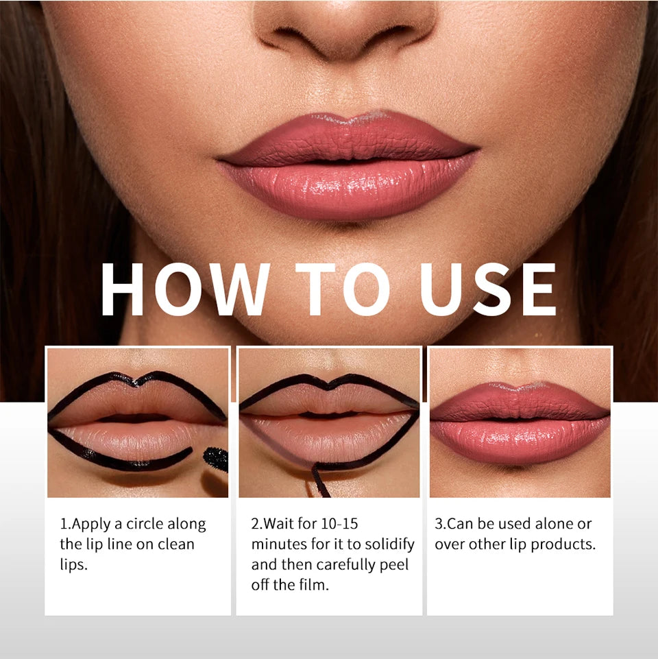Lip Liner Pencil Peel Off Lip Stain Tattoo Long Wearing Matte Waterproof Smudge Proof Transfer Proof Lip Cosmetic For All Day