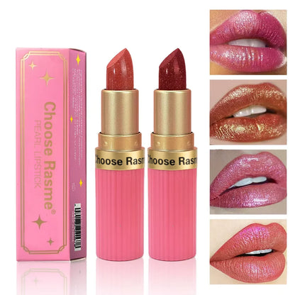 Shimmer Velvet Lipstick – Long-Lasting Matte & Glitter Finish