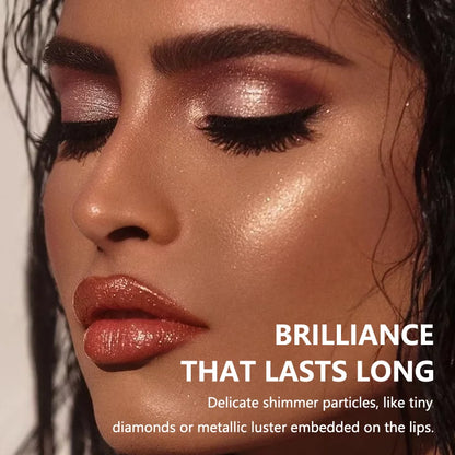 Shimmer Velvet Lipstick – Long-Lasting Matte & Glitter Finish