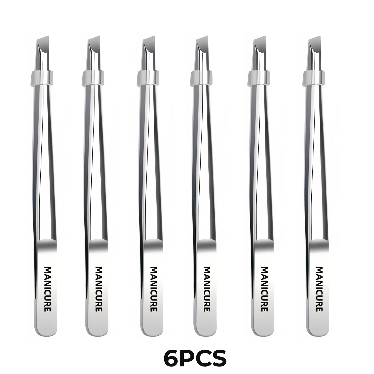 Stainless Steel Tweezers Tool Suitable for Eyebrow Eyelash Application Beard & Mustache Trimming False Eyebrow Applicator Gifts
