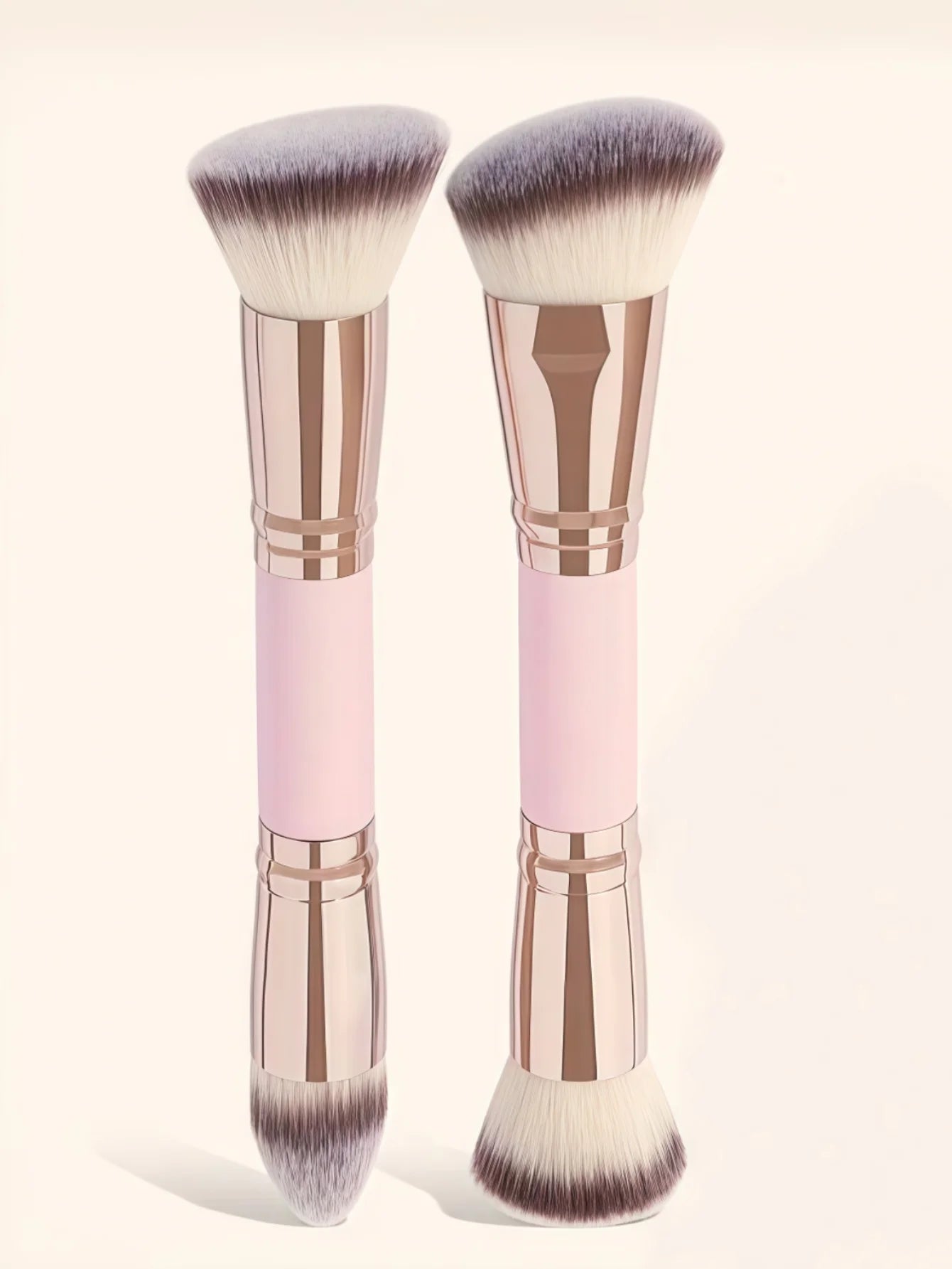 Double-Ended Foundation & Contour Brush – Dual-Purpose Blending Tool