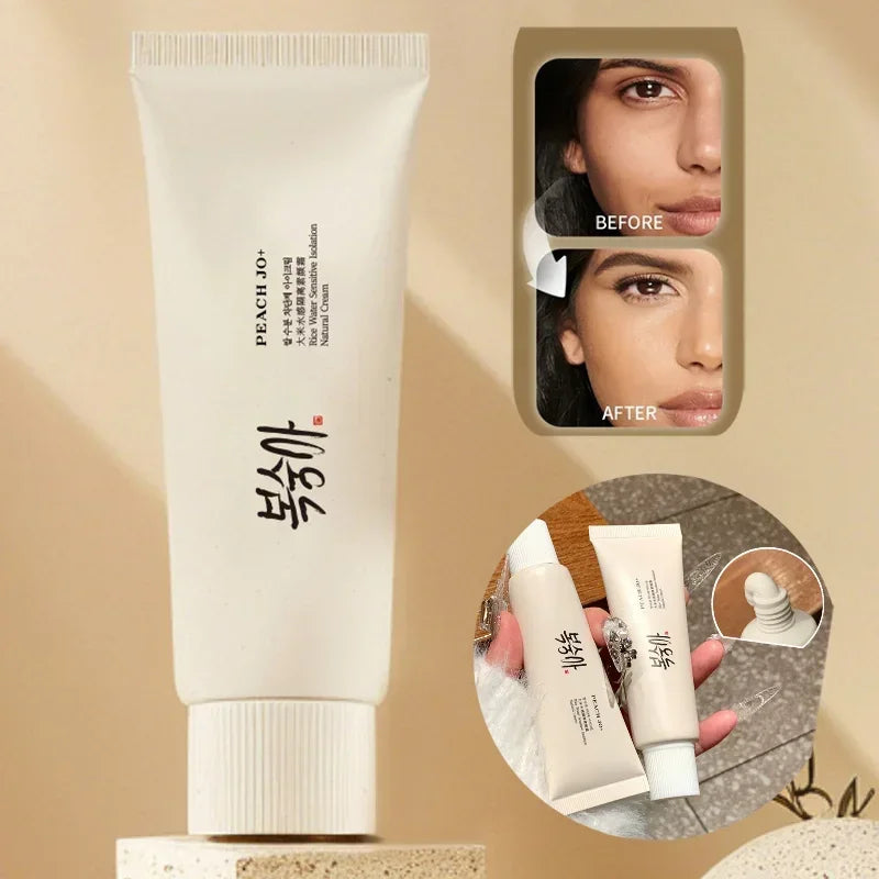 2-in-1 Concealer Cream With Spf50+  Korean Rice Extract Moisturizer  Covers Imperfections Brightens Dull Skin Hydrat Makeup Base