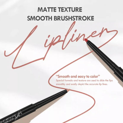 Waterproof Matte Lip Liner – 12 Shades, Long-Lasting & Smudge-Proof