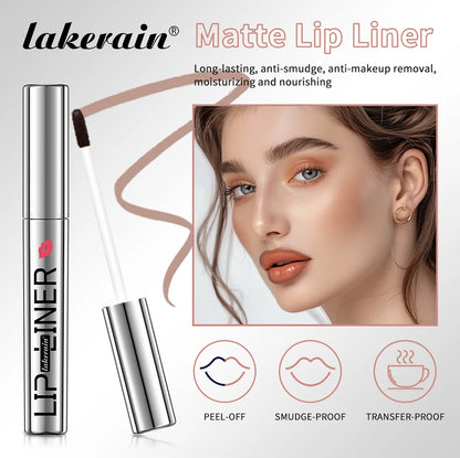 Lip Liner Pencil Peel Off Lip Stain Tattoo Long Wearing Matte Waterproof Smudge Proof Transfer Proof Lip Cosmetic For All Day