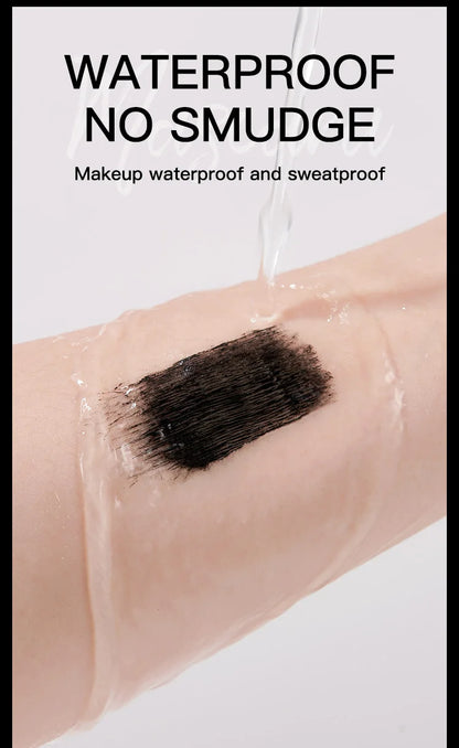 Naturally Curls Thick & Long Last Mascara with Silicone Brush Head Gecomo Mascara Specially Customized for Asian Lady