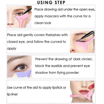 Reusable Silicone Eyeliner Stencil – Perfect Wing Tips Every Time