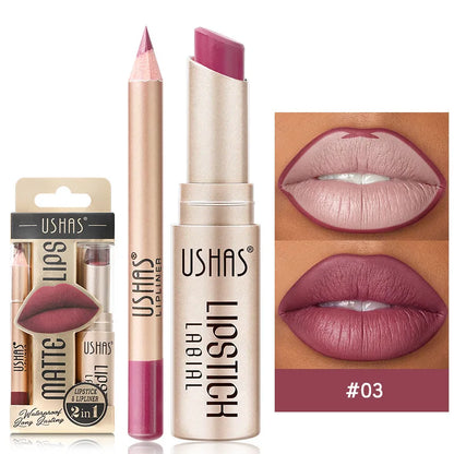 Lip Liner & Lip Oil Duo Set – Ombré Effect, Moisturising & Long-Lasting